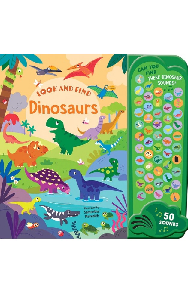 Look and Find - 50-Button Mega Sound Book - Dinosaurs